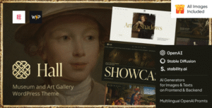 Hall – Museum and Art Gallery WordPress Theme