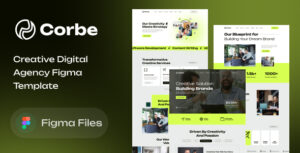 Corbe – Creative Digital Agency Figma Template