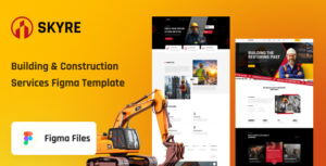 skyre – Building & Construction Services Figma Template