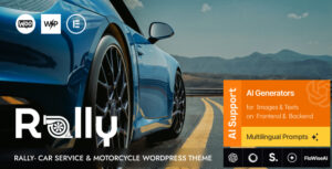 Rally – Car Service & Motorcycle WordPress Theme