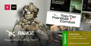 Range – Weapon Shop WordPress Theme