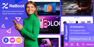 Reboot – Electronics Store & Device Repair WordPress Theme