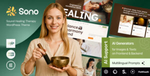 Sono – Sound Healing Therapy WordPress Theme
