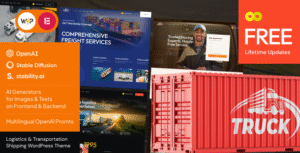 Truck – Logistics & Transportation Shipping WordPress Theme