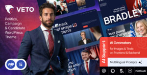 Veto – Politics, Campaign & Candidate WordPress Theme