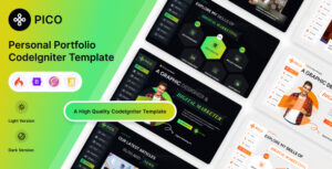 Pico – CodeIgniter Personal Portfolio Template