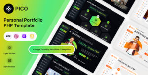 Pico – PHP Personal Portfolio Template