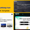 Questionnaire Multistep Test and Quiz Form Wizard HTML Template – Quitzo