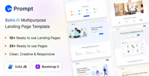 Prompt – Modern & Multipurpose SolidJs Template