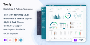 Tocly – Admin & Dashboard Template