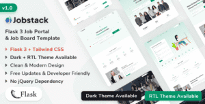 Jobstack – Flask Job Portal & Job Board Template