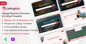ListingHub – Django Business Directory & Listing Template