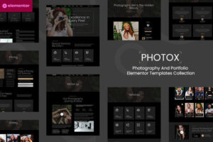 Photox – Photography & Portfolio Elementor Template Kit
