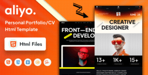 Aliyo – Personal Portfolio/CV Html Template