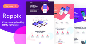 Rappix – App Landing Page