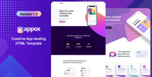 Xappox – App Landing Page