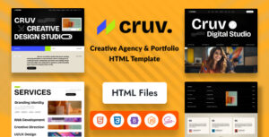Cruv – Creative Agency & Portfolio Html Template