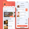 Yummer – Food Delivery Mobile App Sketch UI Template
