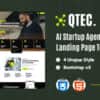 Qtech – AI Agency Startup HTML Landing Page Template
