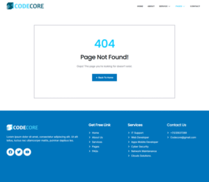 Codecore – IT Service Elementor Template Kit