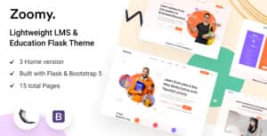 Zoomy – Lightweight LMS & Education Flask Theme