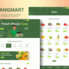 Ladangmart – Grocery Store eCommerce Elementor Template Kit