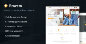 Bravers – Responsive Multiple Purpose WordPress Theme