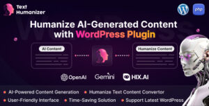TextHumanizer – Humanize AI Content Generator WordPress Plugin