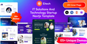 Eitech – IT Solutions & Technology Startup Next.js Template
