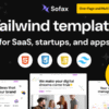 Sofax – Saas Startup Tailwind Template