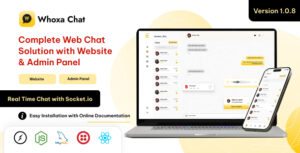 Whoxa Chat – Chat Script | Web Whatsapp Clone | Nodejs chat Software | Chat Website | Group Chat