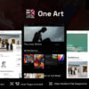 One Art – Arts & Portfolio Gallery Figma Template