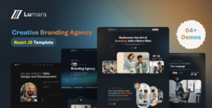 Lumara – Creative Branding Agency React JS Template
