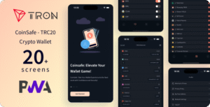 CoinSafe – Tron TRC20 Crypto Wallet | React PWA