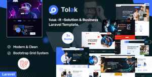 Tolak – It Solution & Business Laravel Template