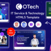 oTech – IT Solutions & Technology Startup HTML Template