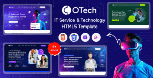 oTech – IT Solutions & Technology Startup HTML Template