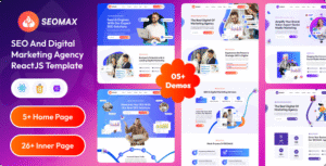 SEOMAX – SEO & Digital Marketing Agency ReactJs Template
