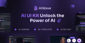 Aiwave – Flask – AI SaaS Website + Dashboard UI Kit