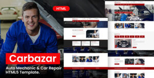 Carbazar – Auto Mechanic & Car Repair HTML5 Template.