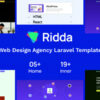 Ridda – Web Design Agency Laravel Template