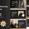 Lawgis – Law Firm and Attorney Figma Template