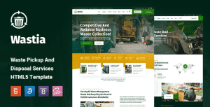 Wastia – Waste Pickup And Disposal Services HTML5 Template