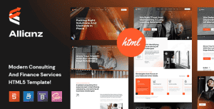 Allianz – Modern Consulting & Finance HTML5 Template