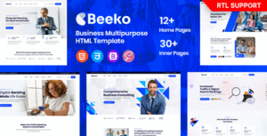 Beeko – Business Consulting HTML Template + RTL