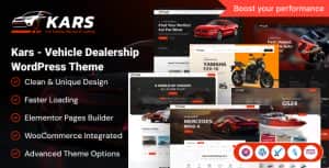Kars – Vehicle Dealership WordPress Theme