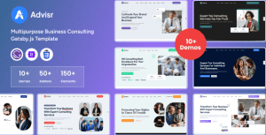 Advisr – Gatsby.Js Multipurpose Business Consulting Template