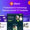 Eitech – Laravel 12 IT Solutions & Technology Startup Template