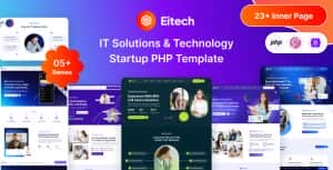 Eitech – PHP IT Solutions & Technology Startup Template