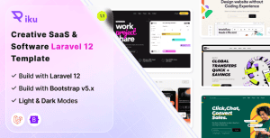 Piku – Creative Saas & Software Laravel 12 Template